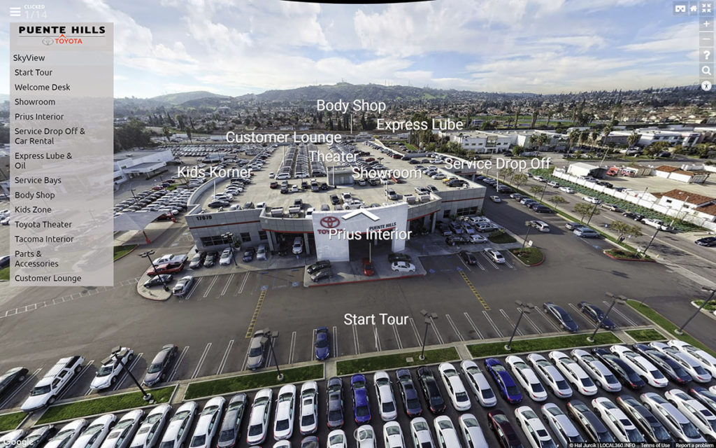 Puente Hills Toyota Local 360 Tours